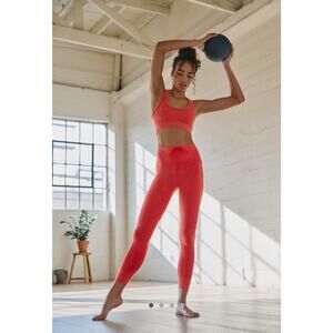 NWT Go to leggings Free People size M/L red